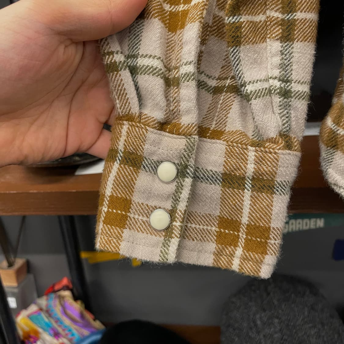 리바이스 플란넬 펄 스냅 멀티 체크 포켓 셔츠 상품이미지6