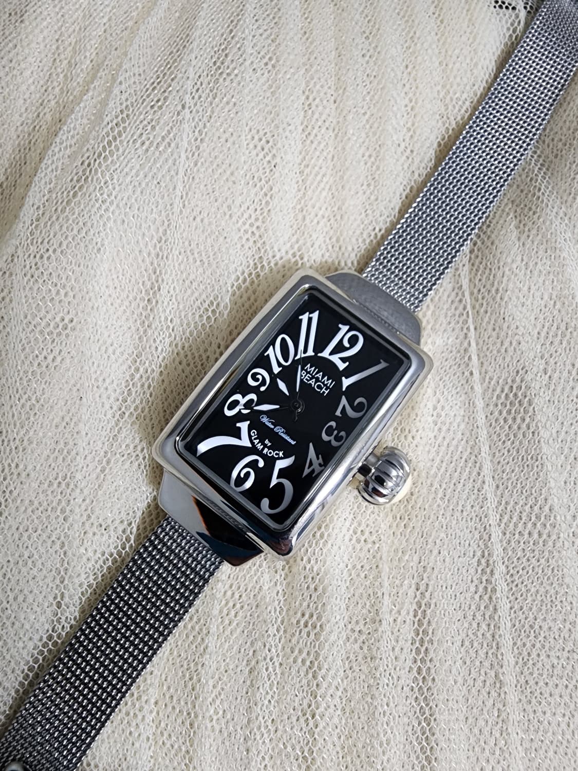 글램락 마이애미비치 시계 사각 메탈 상품이미지3