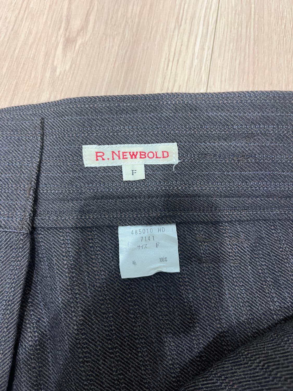 R.NEWBOLD by Paul Smith 브라운 울 팬츠 (36) 상품이미지5