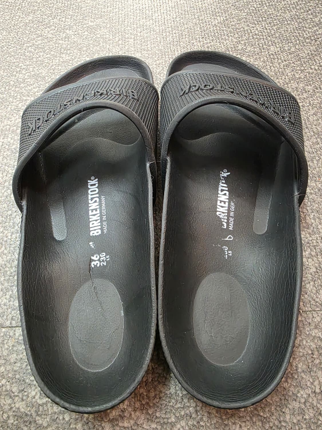[230] 버켄스탁 바베이도스 EVA 슬라이드 샌들 블랙 상품이미지5