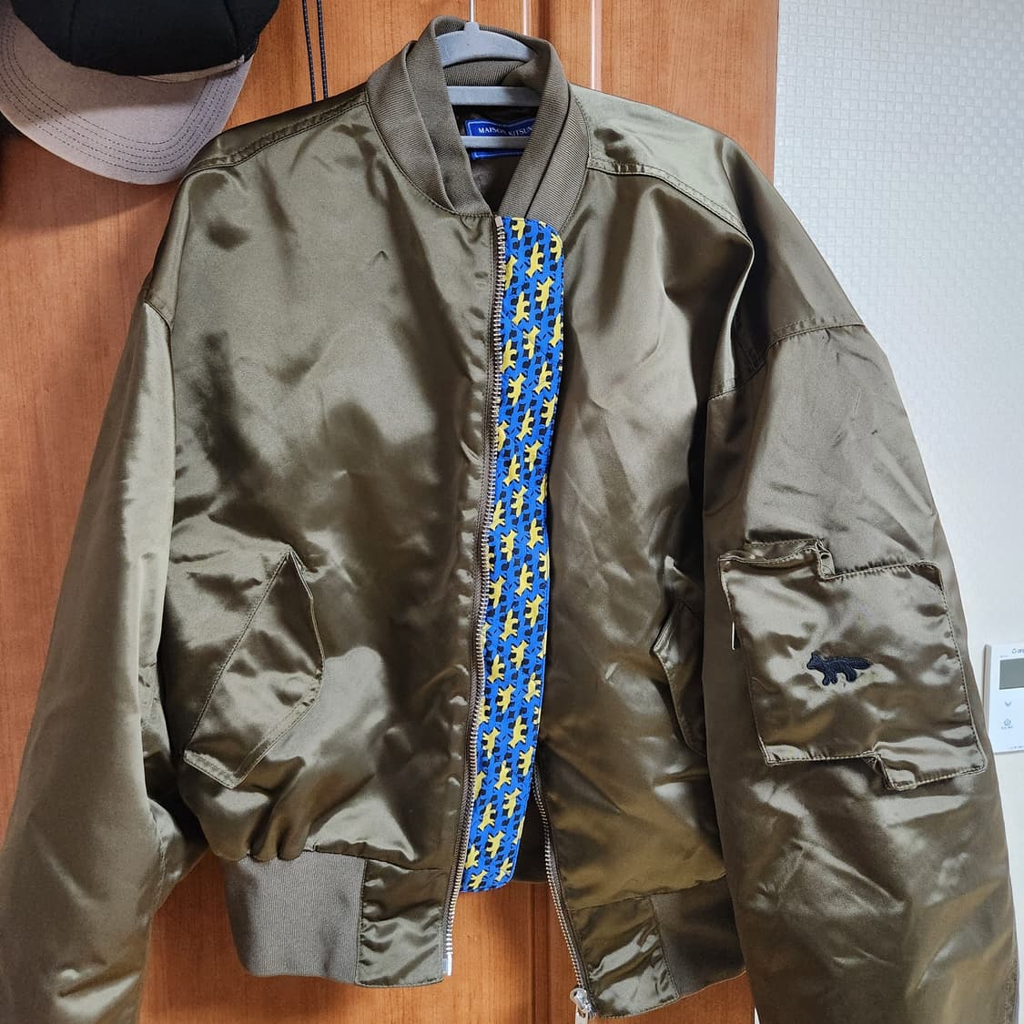 아더에러 메종키츠네 봄버 자켓 L ma-1 마원 항공점퍼 상품이미지2