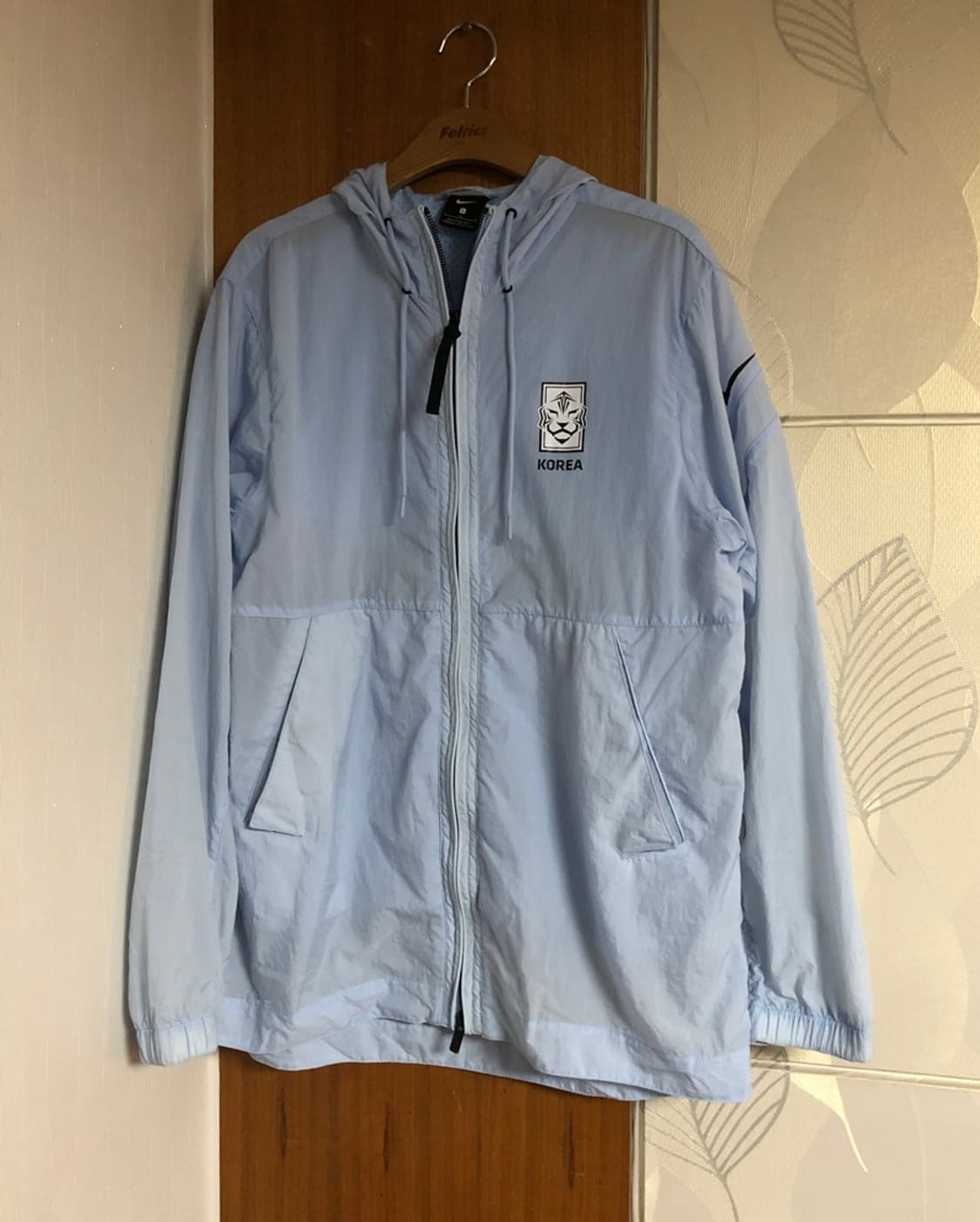 나이키국대 국대KOREA 20-22 국대 코치지급실착 후드바람막이 100 상품이미지1