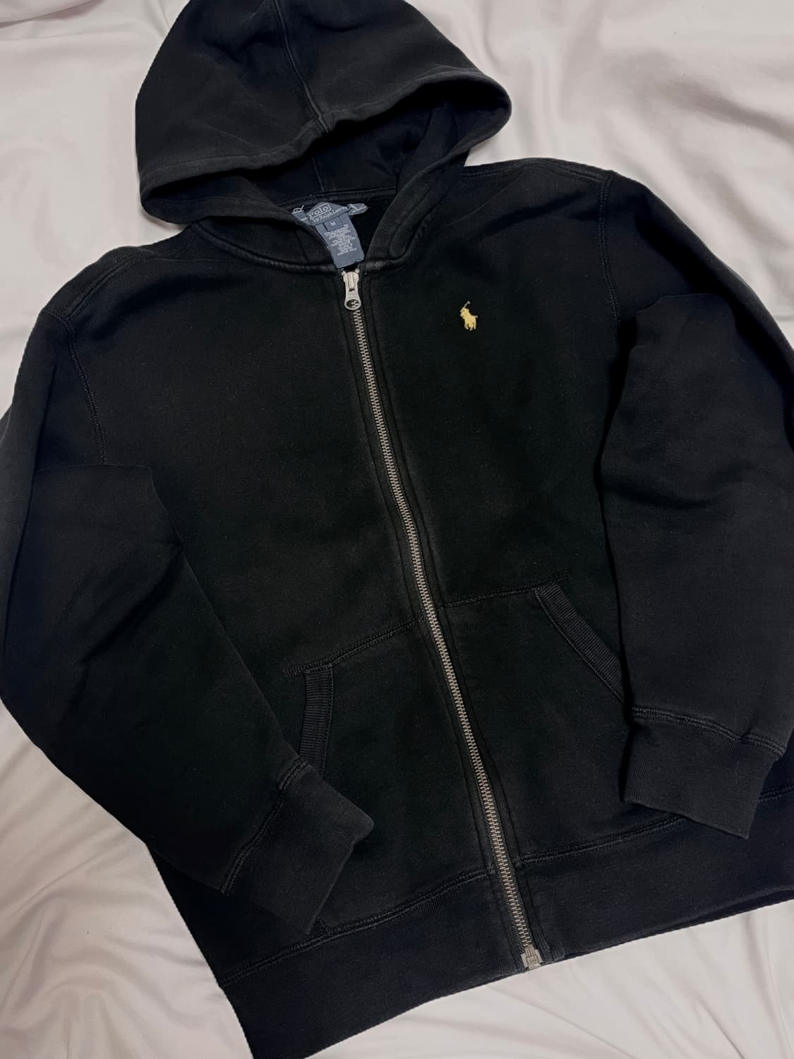 폴로 랄프 로렌 블랙 후드집업 상품이미지1