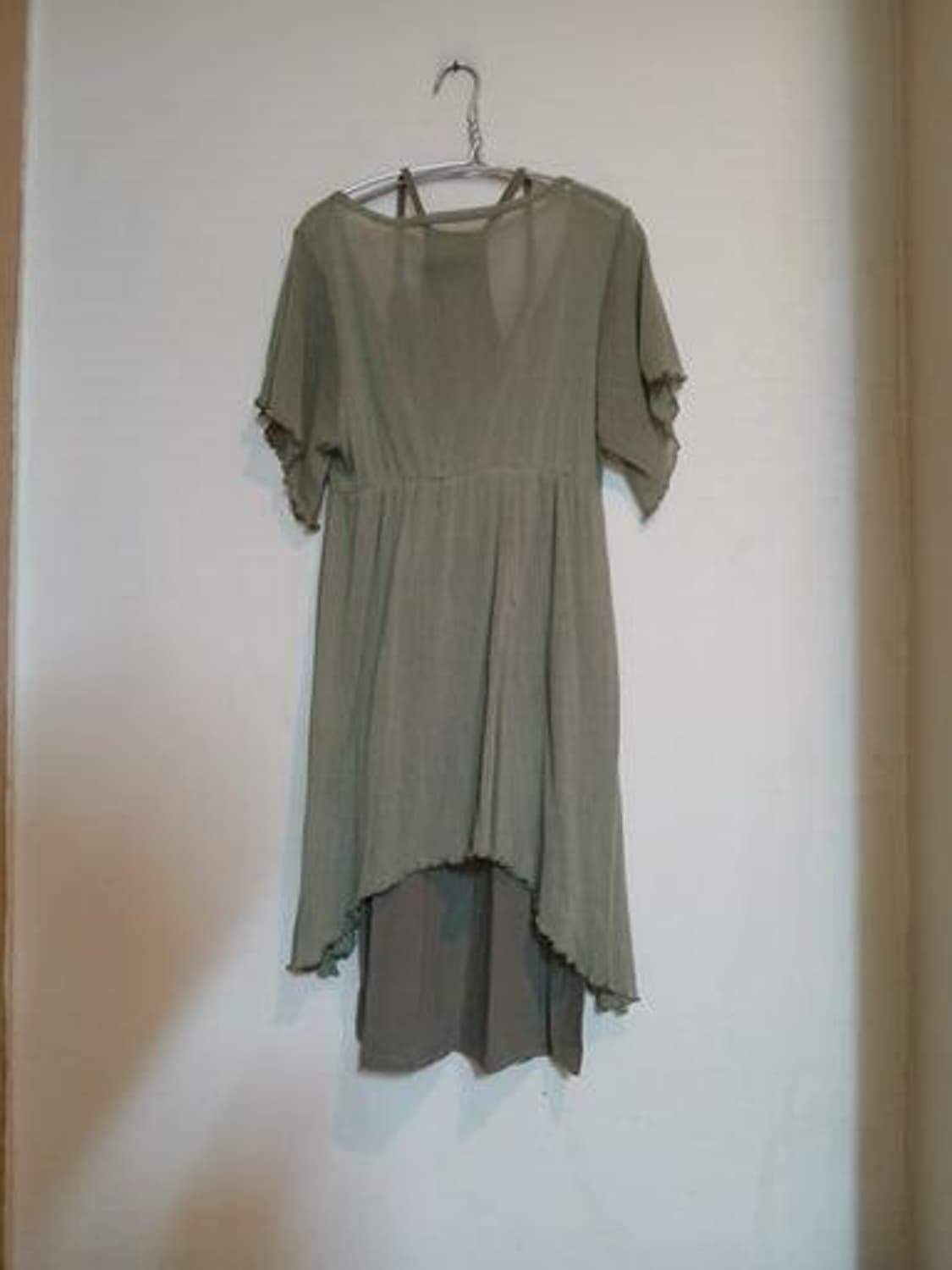 세트 판매)플레어 레이어드 망사 레이스 코튼 원피스 바캉스 드레스 홈웨어 상품이미지2