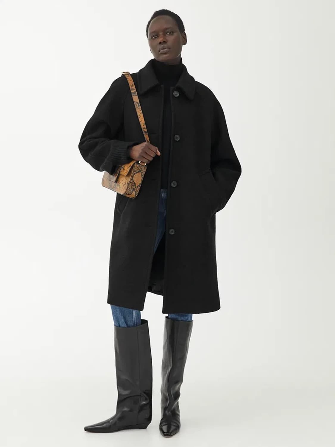 아르켓 울 부클 코트 상품이미지3