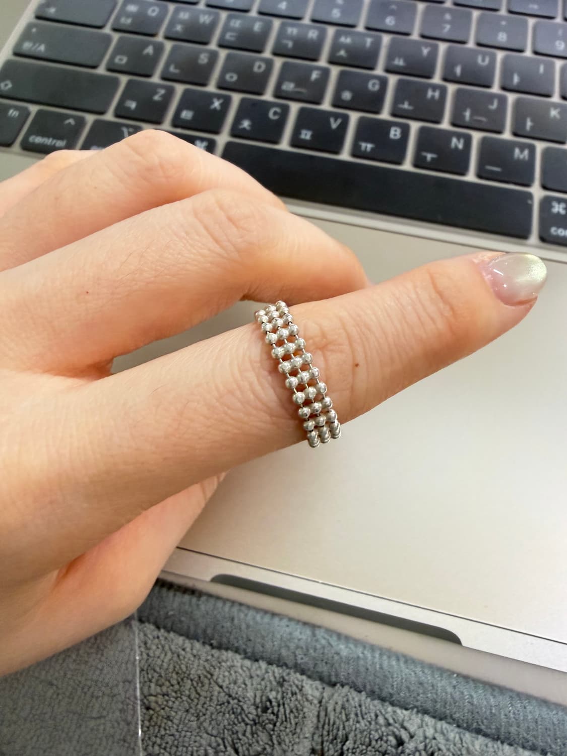 실버925 체인 반지 11.5 상품이미지2