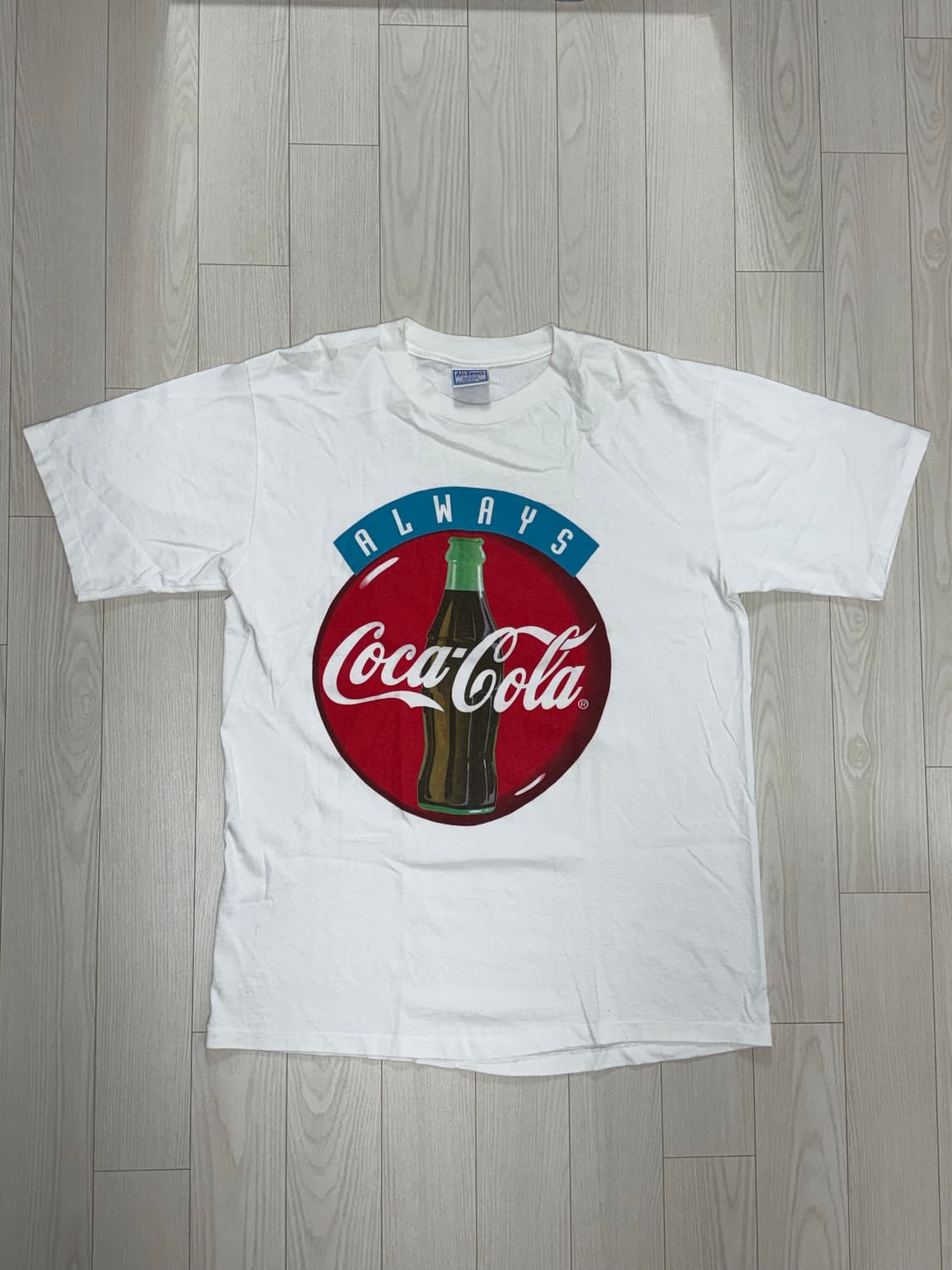 90s Coca Cola 싱글 스티치 티셔츠 XL 상품이미지1