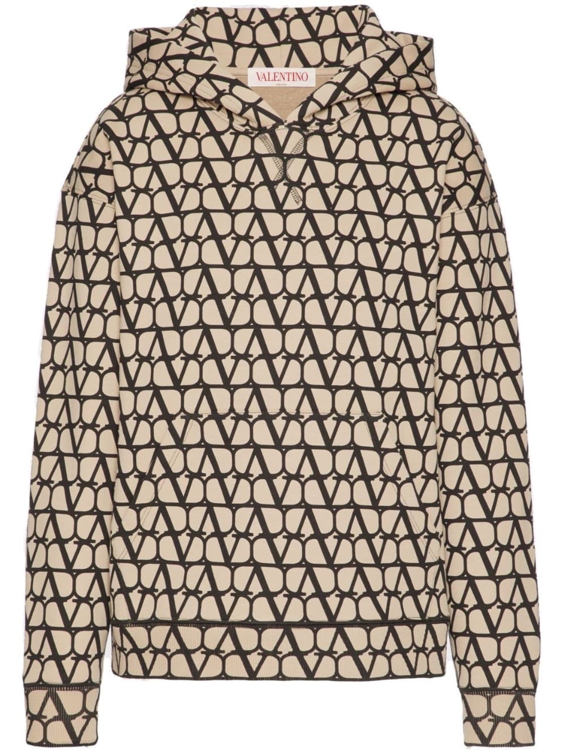 VALENTINO LOGO HOODIE BEIGE 상품이미지1