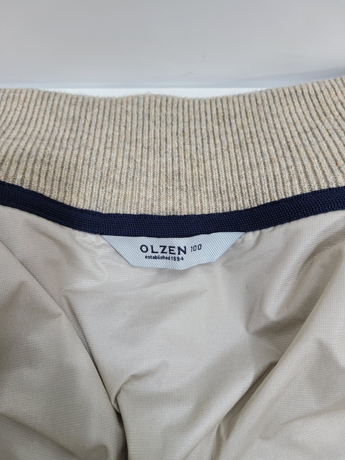 OLZEN 올젠 방풍 니트 집업 / 남 100 
 상품이미지8