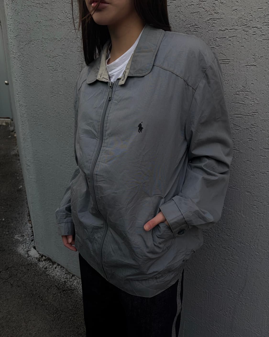 90s POLO gray bluson jacket 상품이미지2