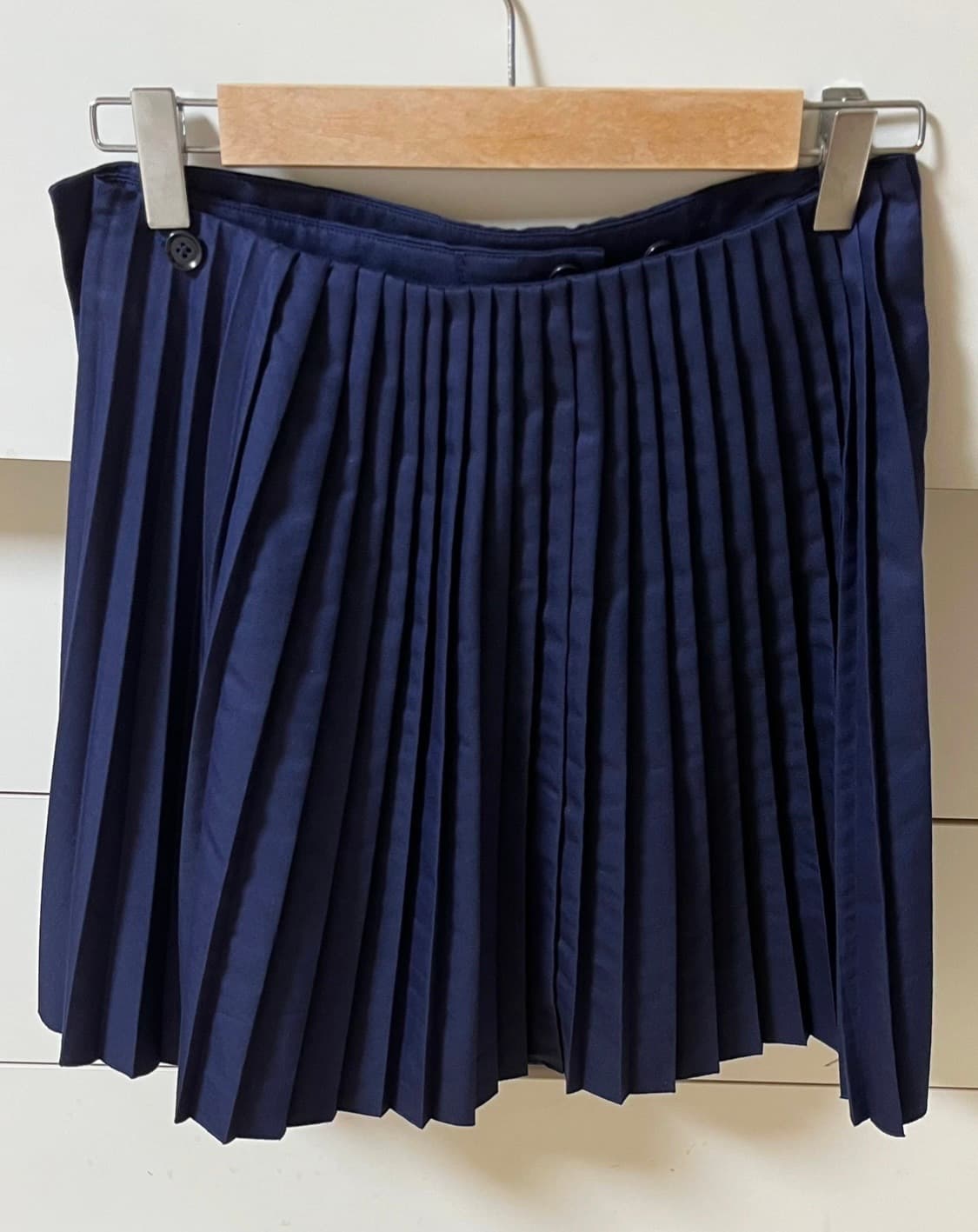 (급처) COS 코스 플리티드 플리츠 스커트 네이비 34사이즈 상품이미지5