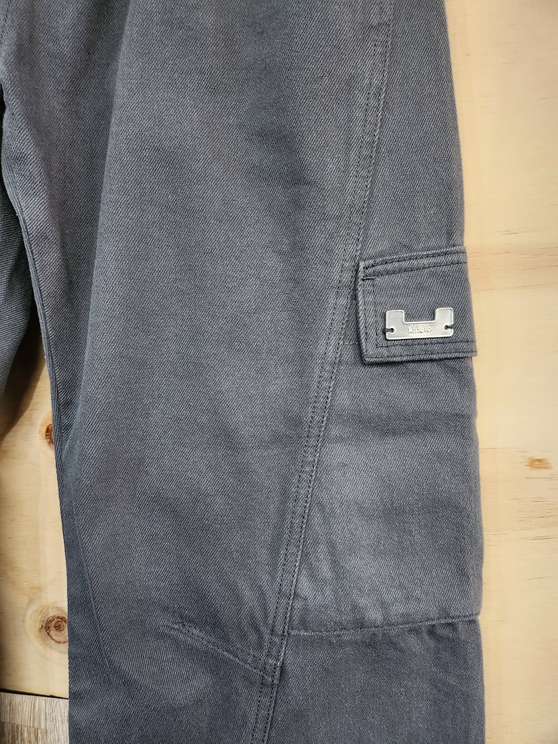 854) 키네토 KINETO 카고 와이드 데님 상품이미지5