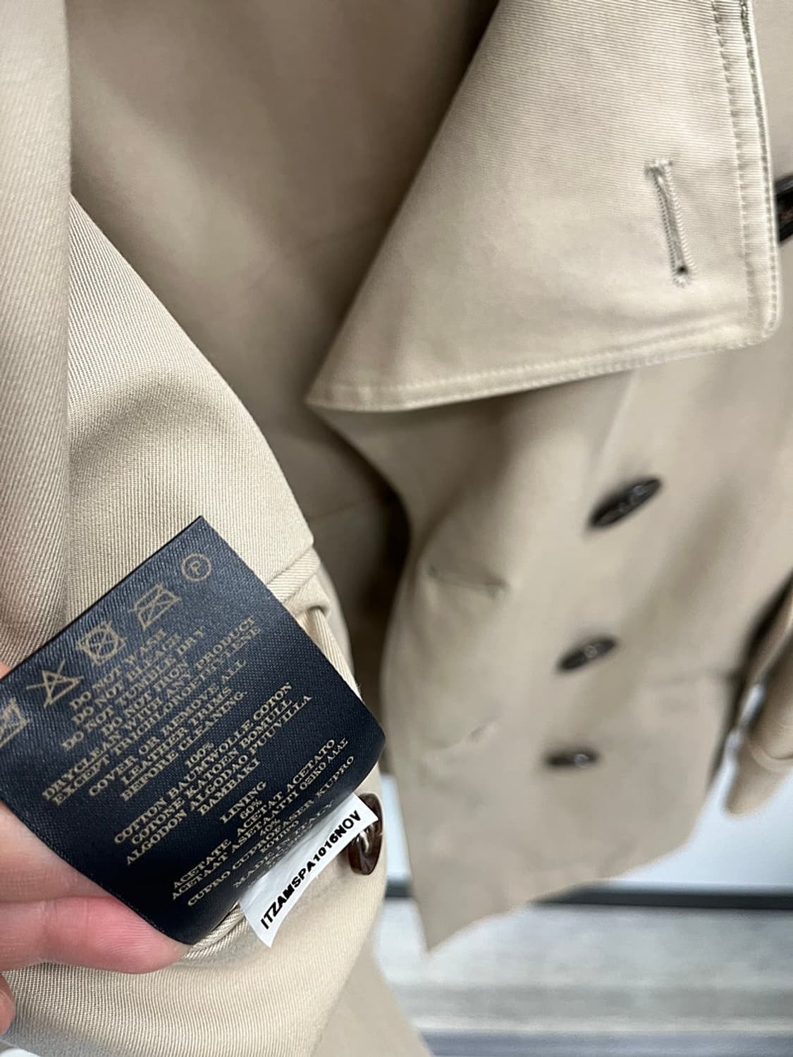 100) 버버리 프로섬 더블코트  상품이미지10