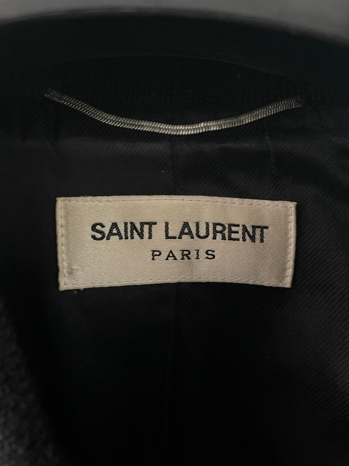 생로랑 테디 네이비 바시티 자켓 48 (100-105) 상품이미지3