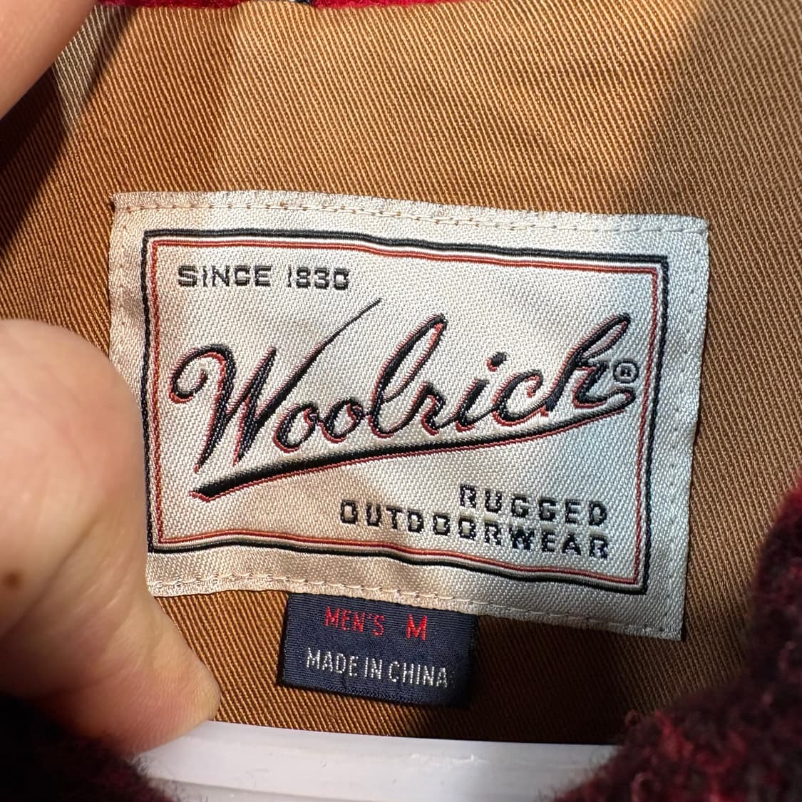 [M] WOOLRICH 울리치 타탄 체크 울자켓 상품이미지5