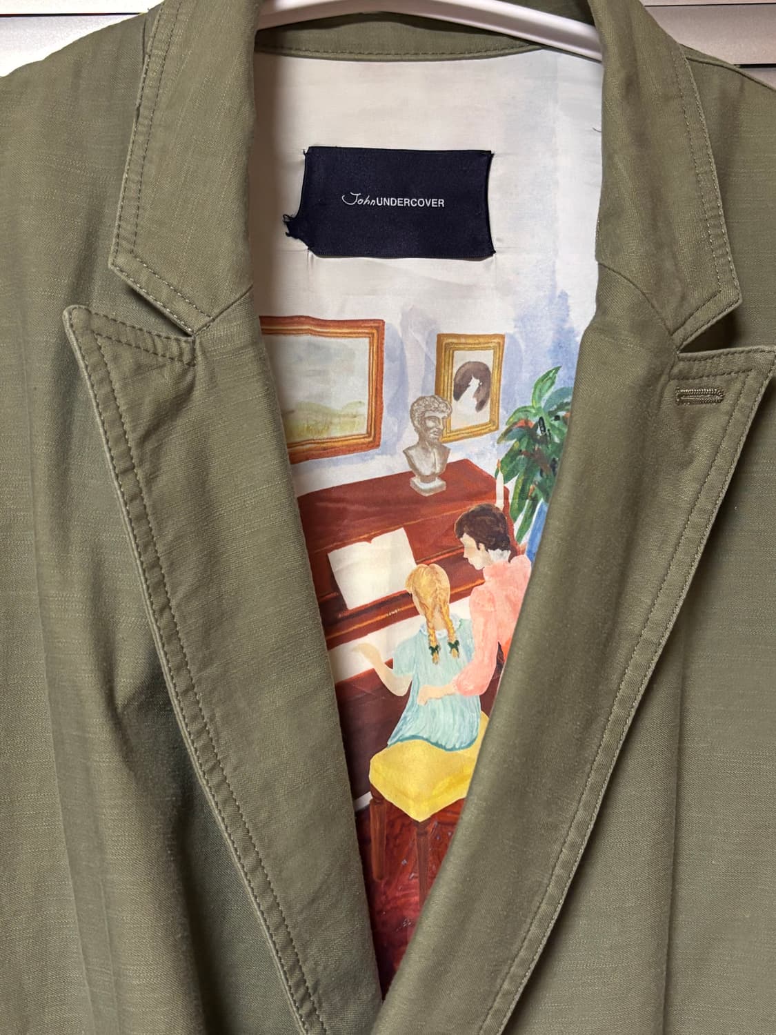 존언더커버 트렌치코트 카키 상품이미지2