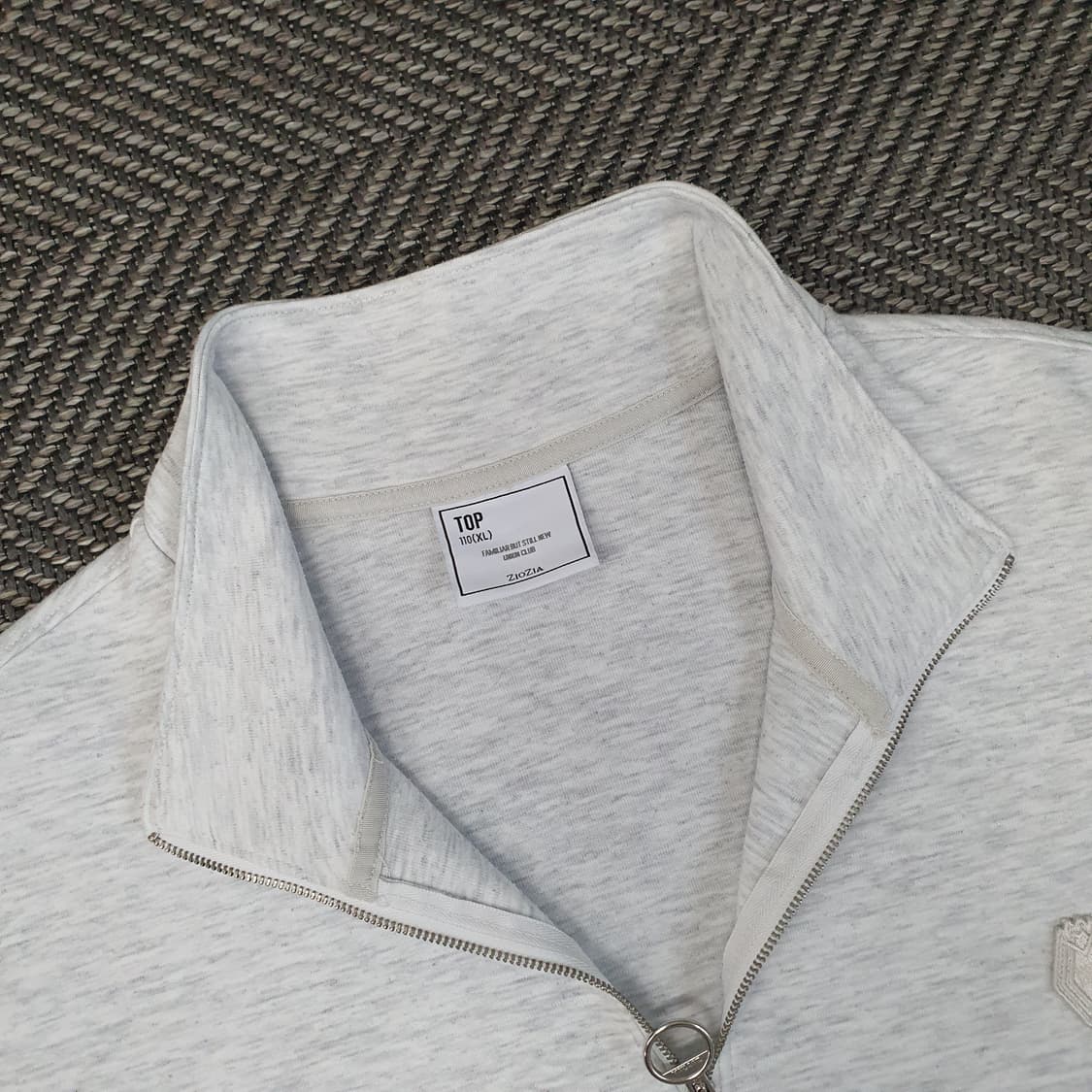 지오지아 간절기 반집업 맨투맨 남자110 상품이미지2