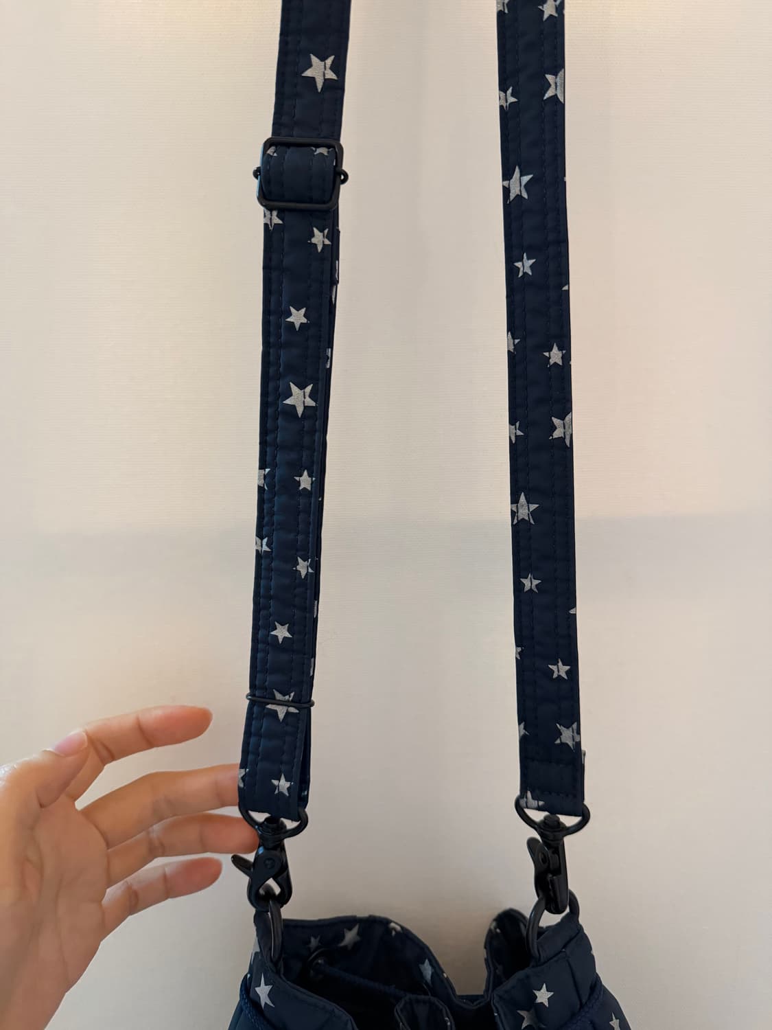 헤드포터 요시다포터 스타 패턴 벌룬삭 네이비 상품이미지6