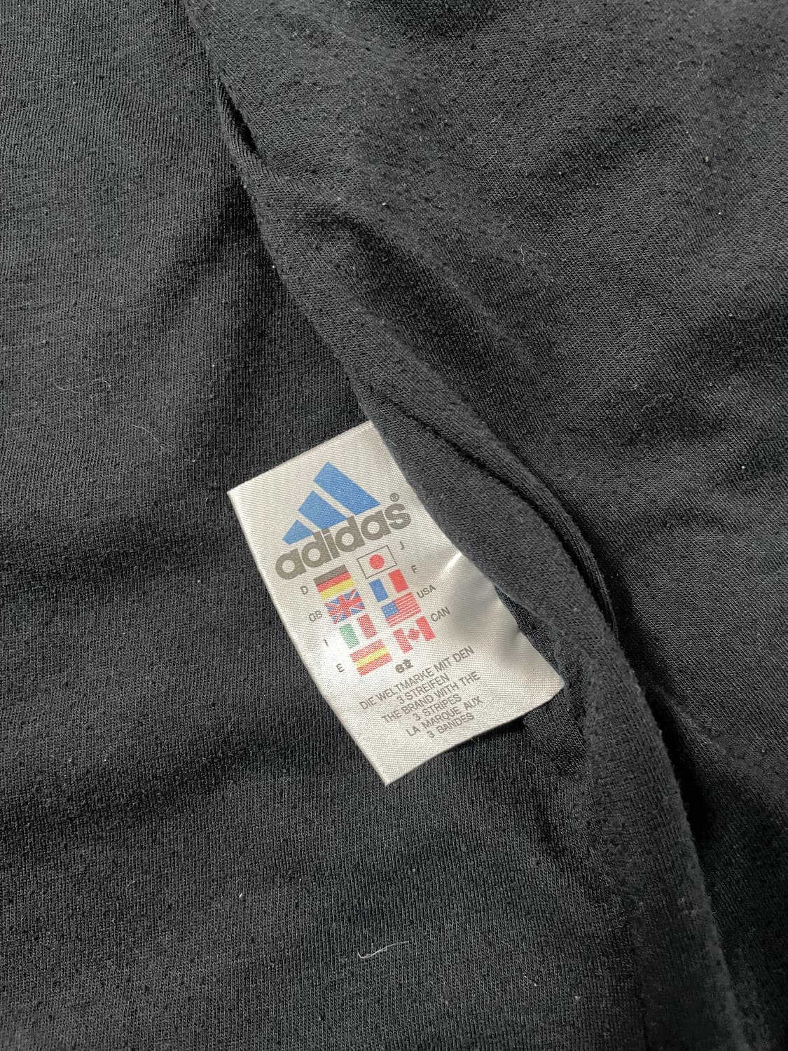 빈티지9. 아디다스 레트로 90's 올드스쿨 바람막이 점퍼 레드 블랙 상품이미지4