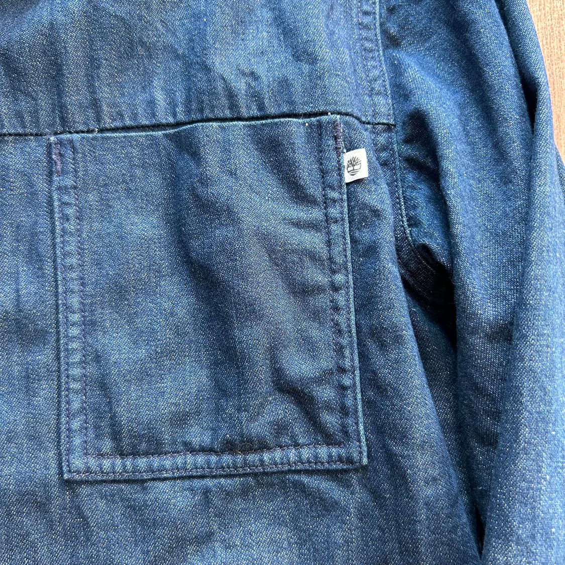 팀버랜드 헤비 데님 셔츠 청남방 상품이미지6