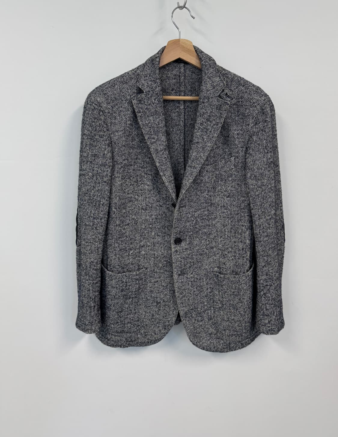 LUBIAM 루비암 그레이 헤링본 테일러드 블레이저 자켓 50 상품이미지7