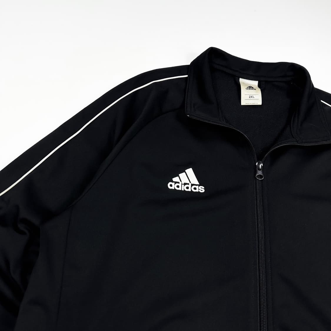 아디다스 오리지널 삼선 블랙 트랙탑 져지 (XXL) 상품이미지3