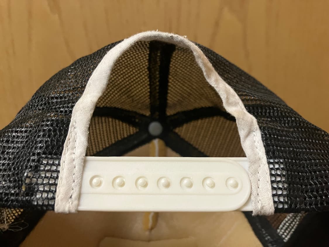 빈티지 트러커 캡 검/흰 남녀공용 모자 상품이미지4