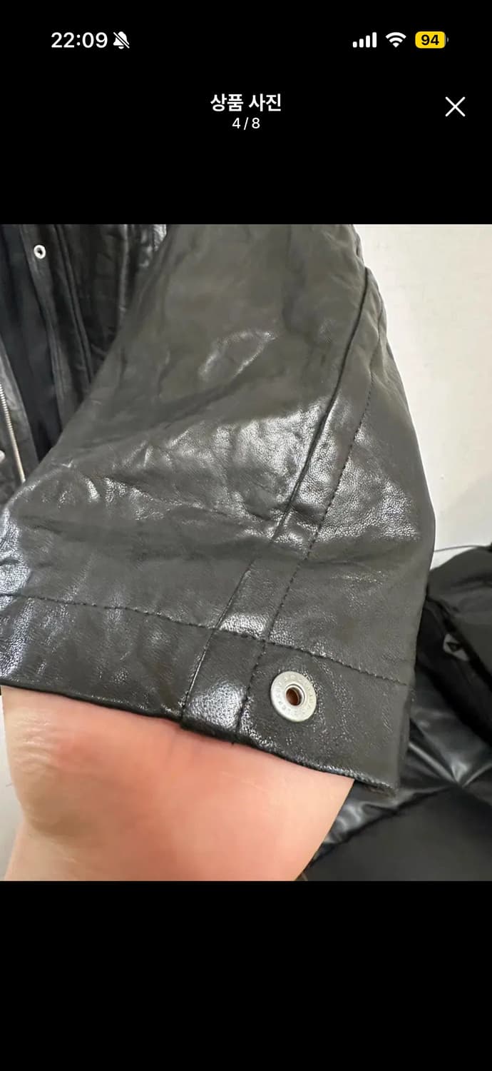 언어펙티드 레더자켓 L사이즈 상품이미지4