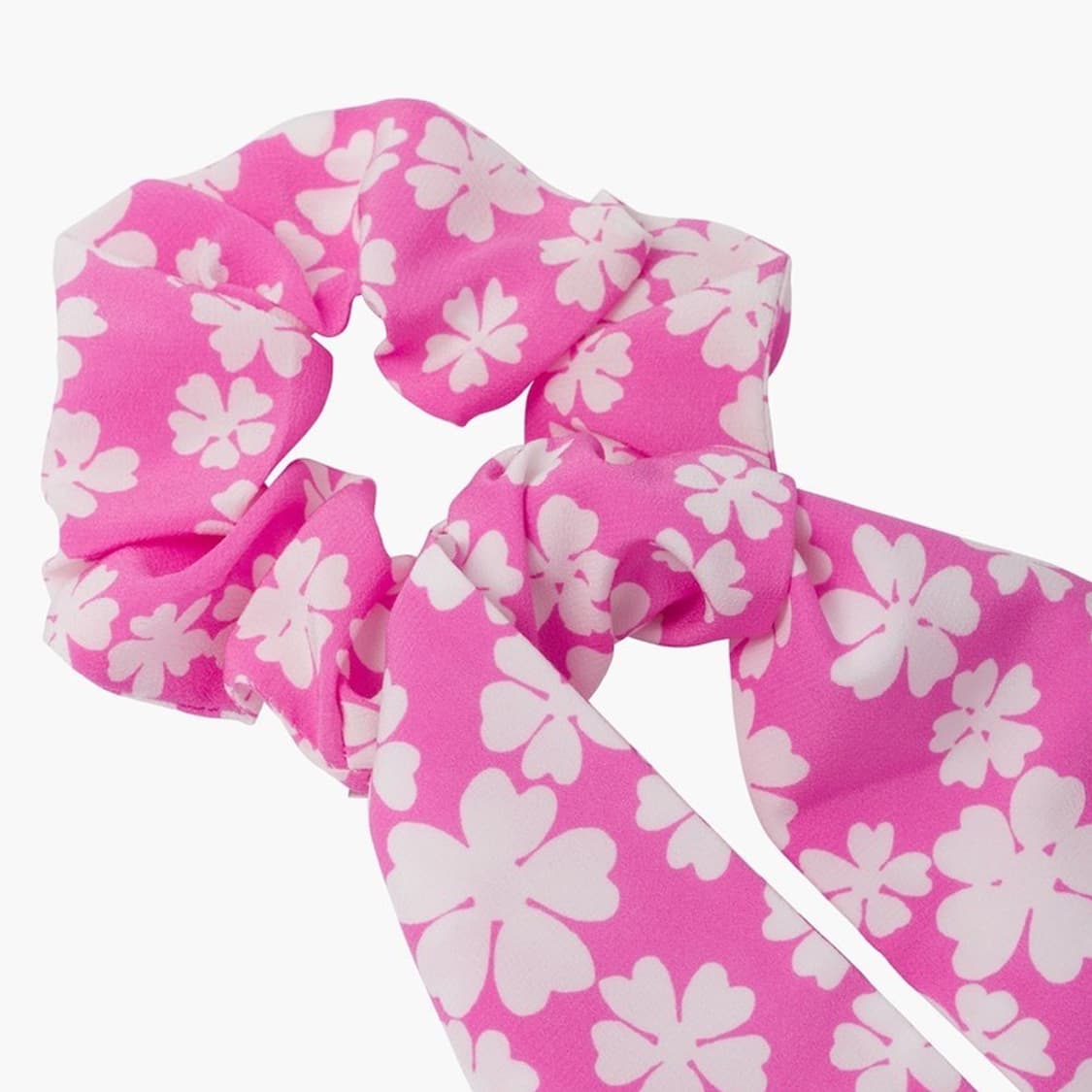 새상품 미우미우 헤어밴드 스크런치 스카프 곱창 핑크 컬러 상품이미지3