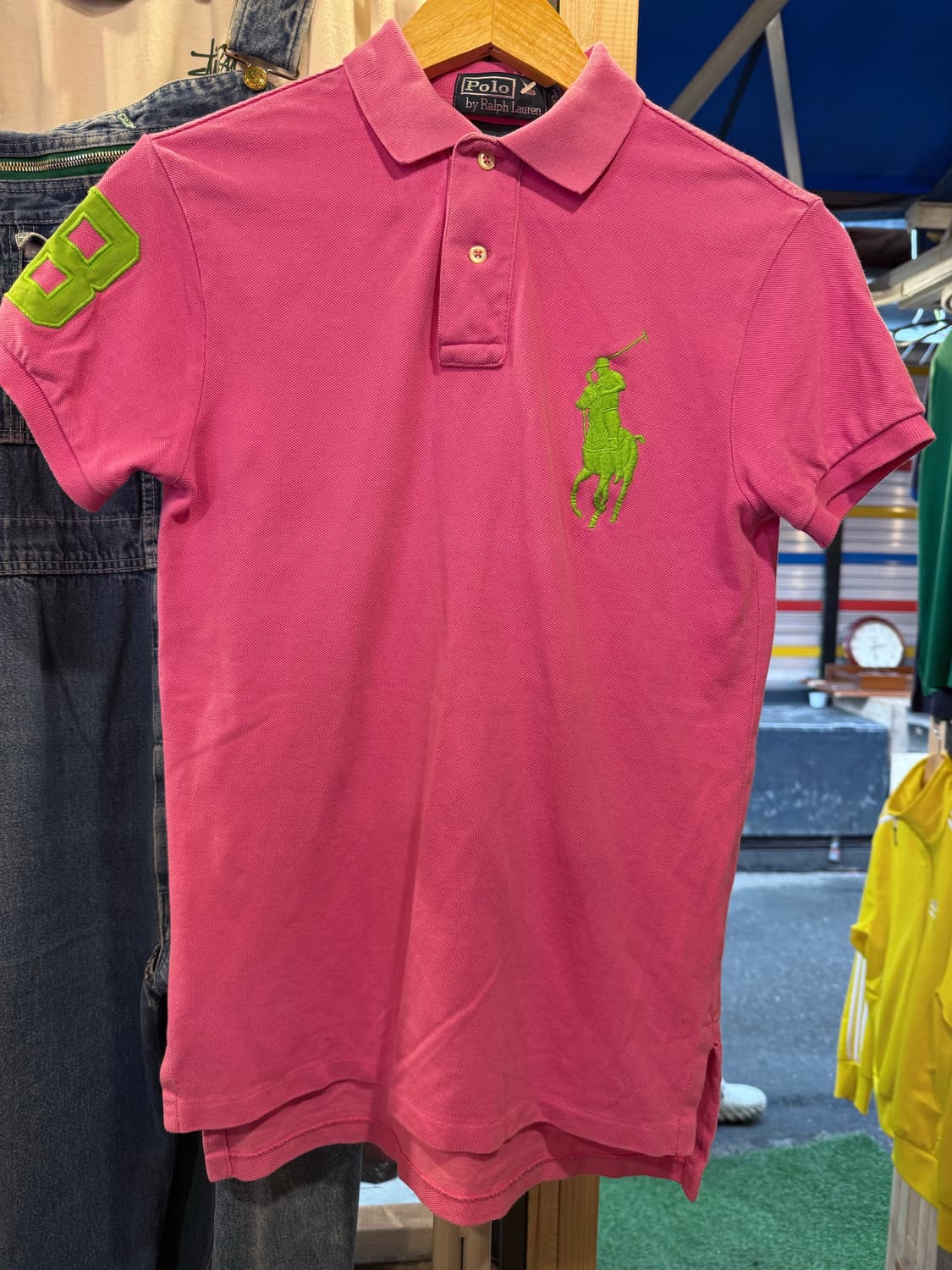 폴로 랄프로렌 빅포니 핑크 카라티 상품이미지1