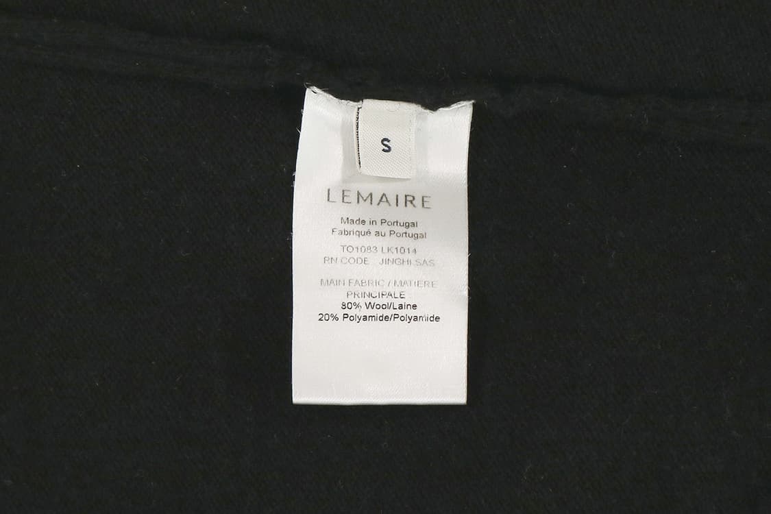 르메르 25ss 크루넥 울 니트 스웨터 블랙 / S 상품이미지4