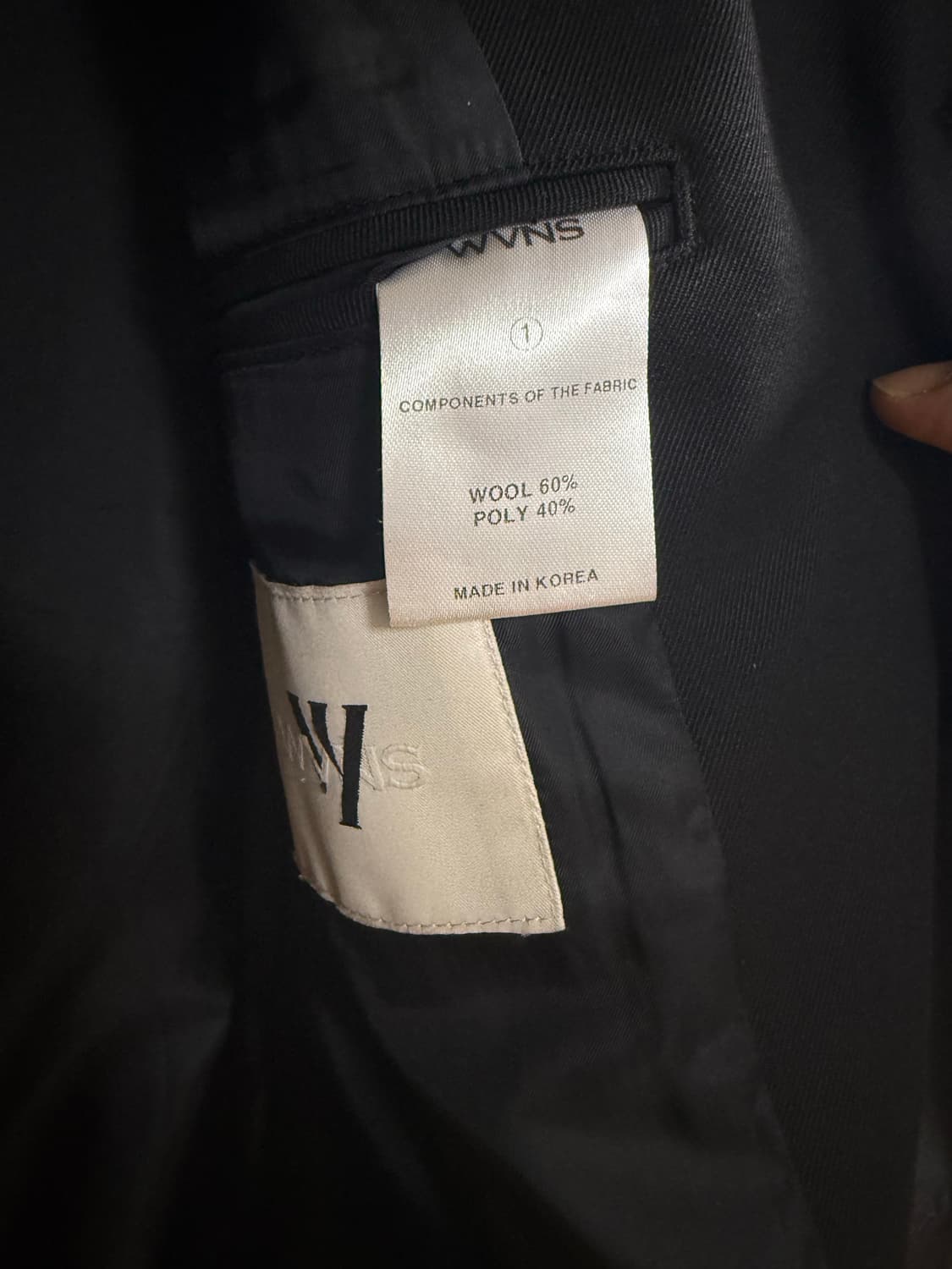 웨이비니스 초판 자켓 로우엣지 블레이저  1사이즈 상품이미지4