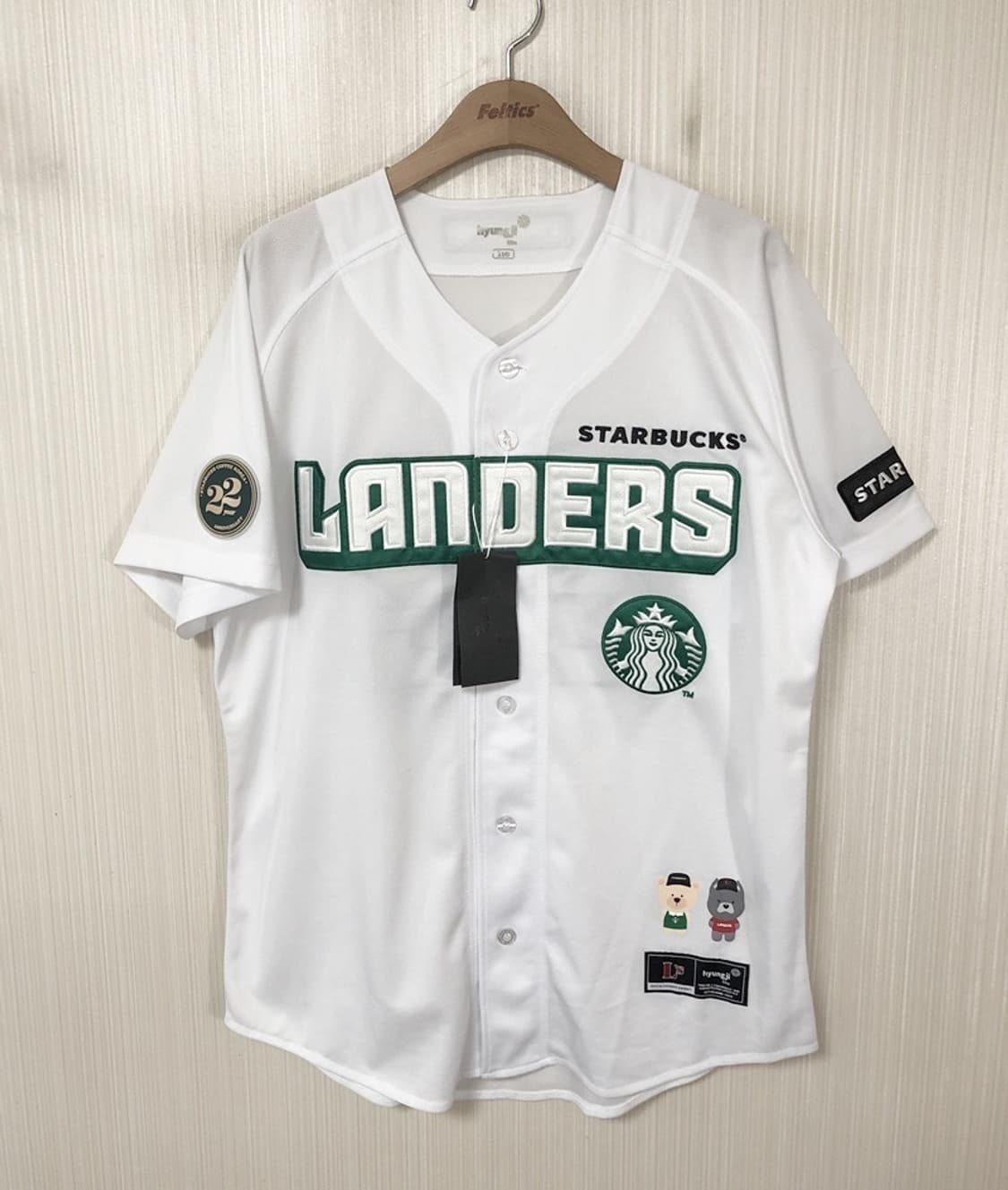 (2) KBO SSG랜더스X스타벅스22주년 한정유니폼/져지 100 상품이미지2