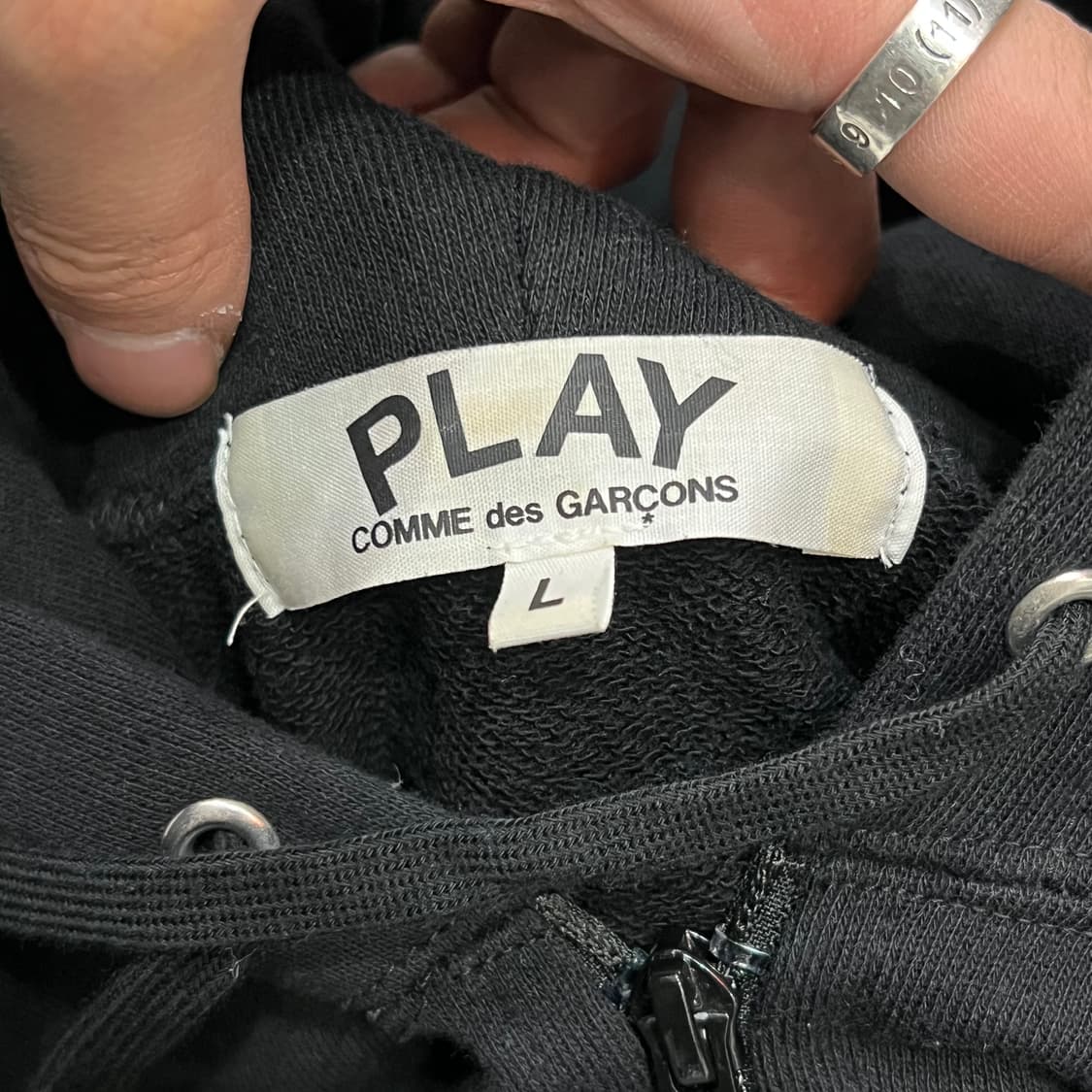  꼼데가르송 플레이 더블 하트 후드 집업 y15186 상품이미지5