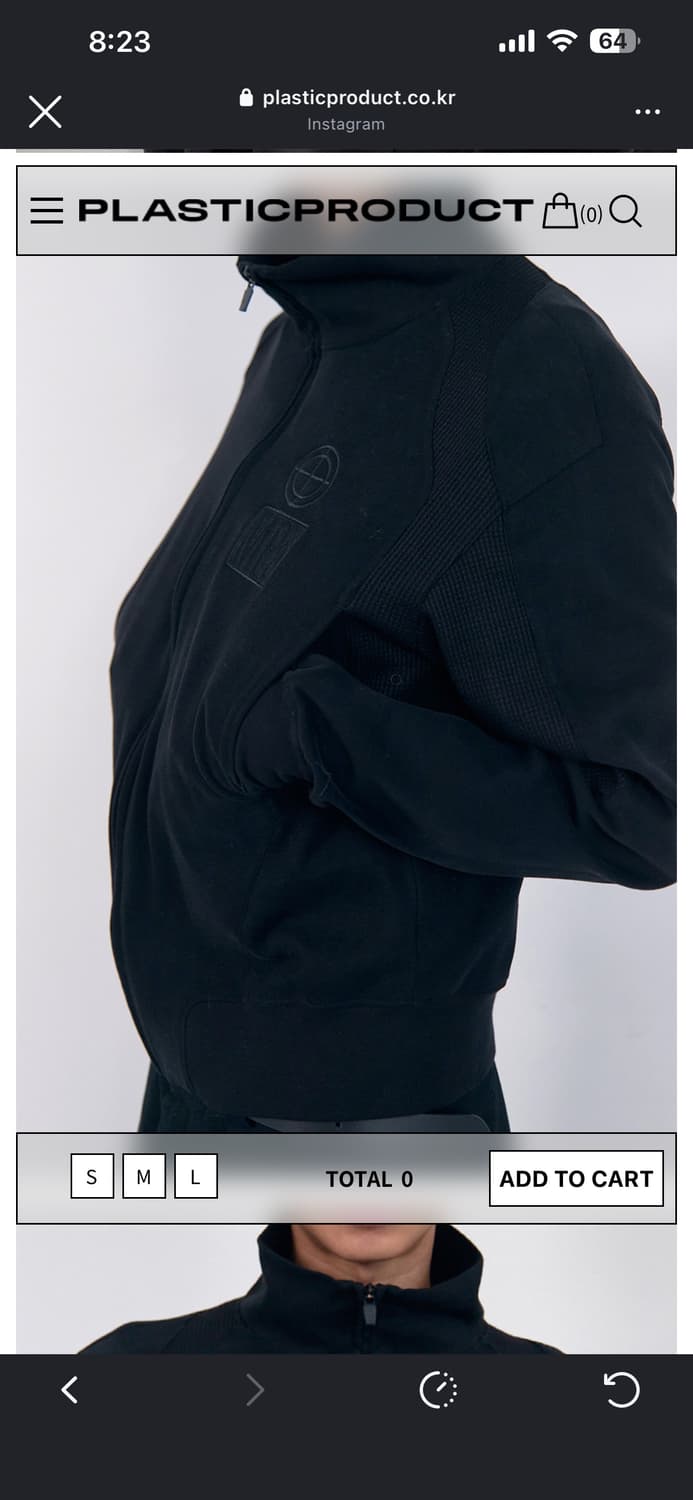 MPa CONTRAST ZIPPED JACKET (BLACK). 상품이미지2