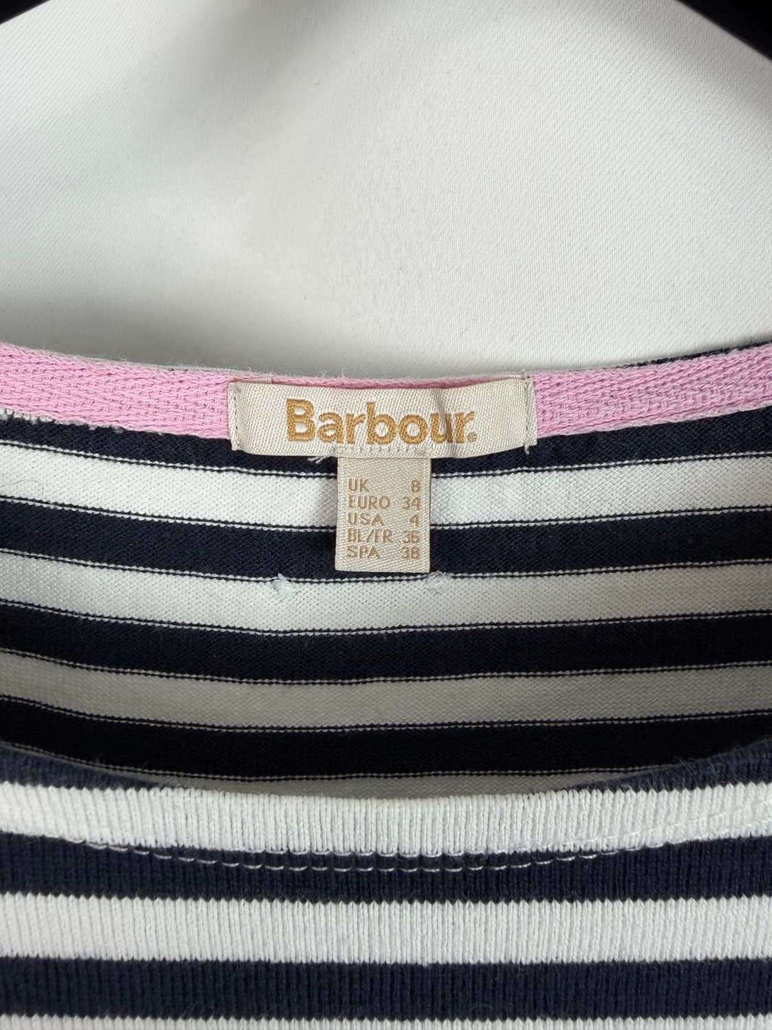a399) 바버 Barbour 스트라이프 롱슬리브 상품이미지3