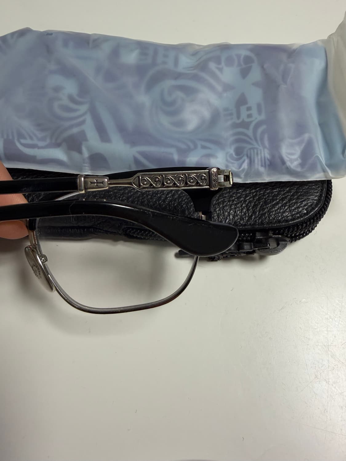 크롬하츠 버티컬스마읠2 블랙 실버 상품이미지3