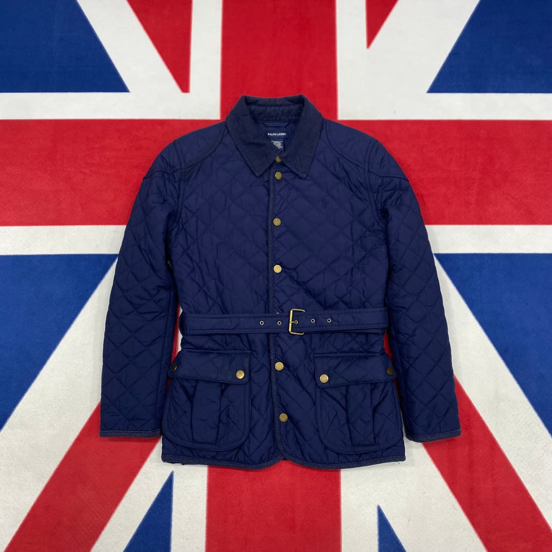 폴로 퀼팅자켓 실측 여성44 상품이미지1