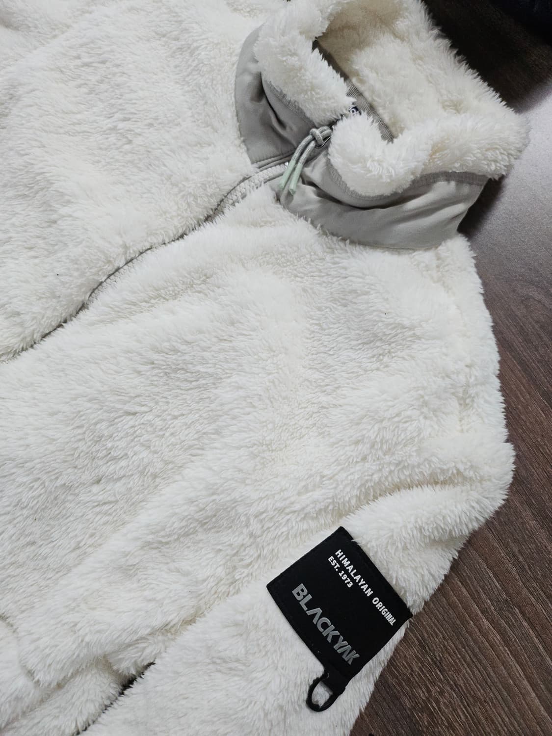 블랙야크 뽀글이 플리스 자켓 아이보리  85 상품이미지2