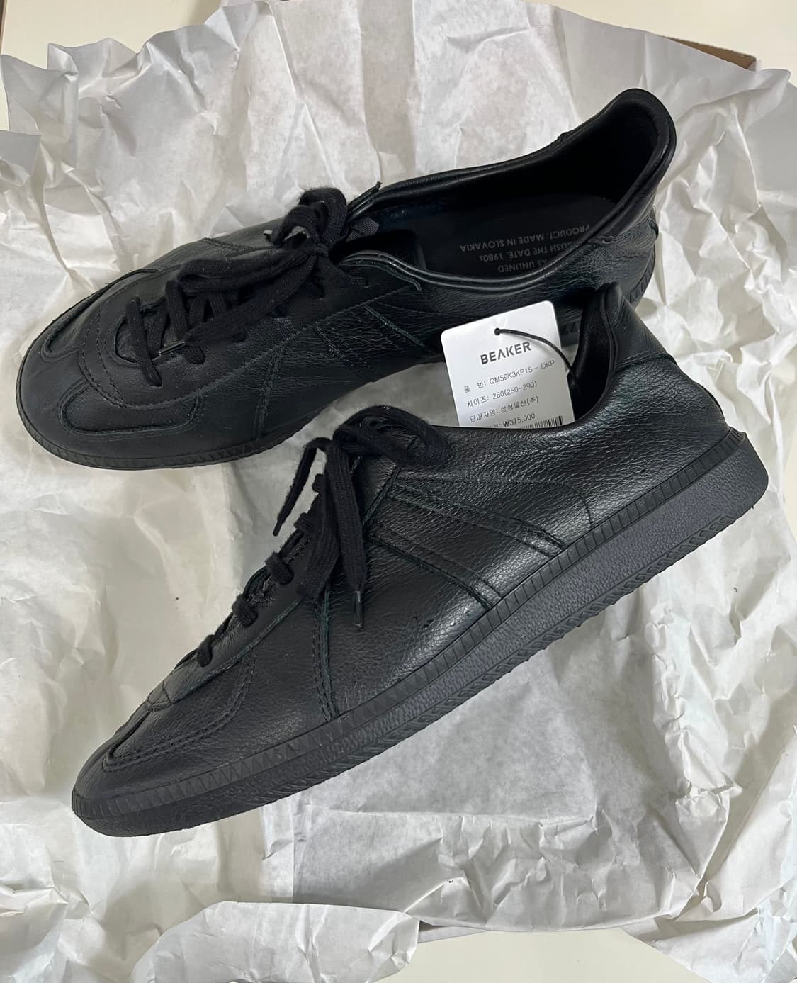 25aw 캡틴선샤인x리오파 레더 블랙/43 상품이미지2