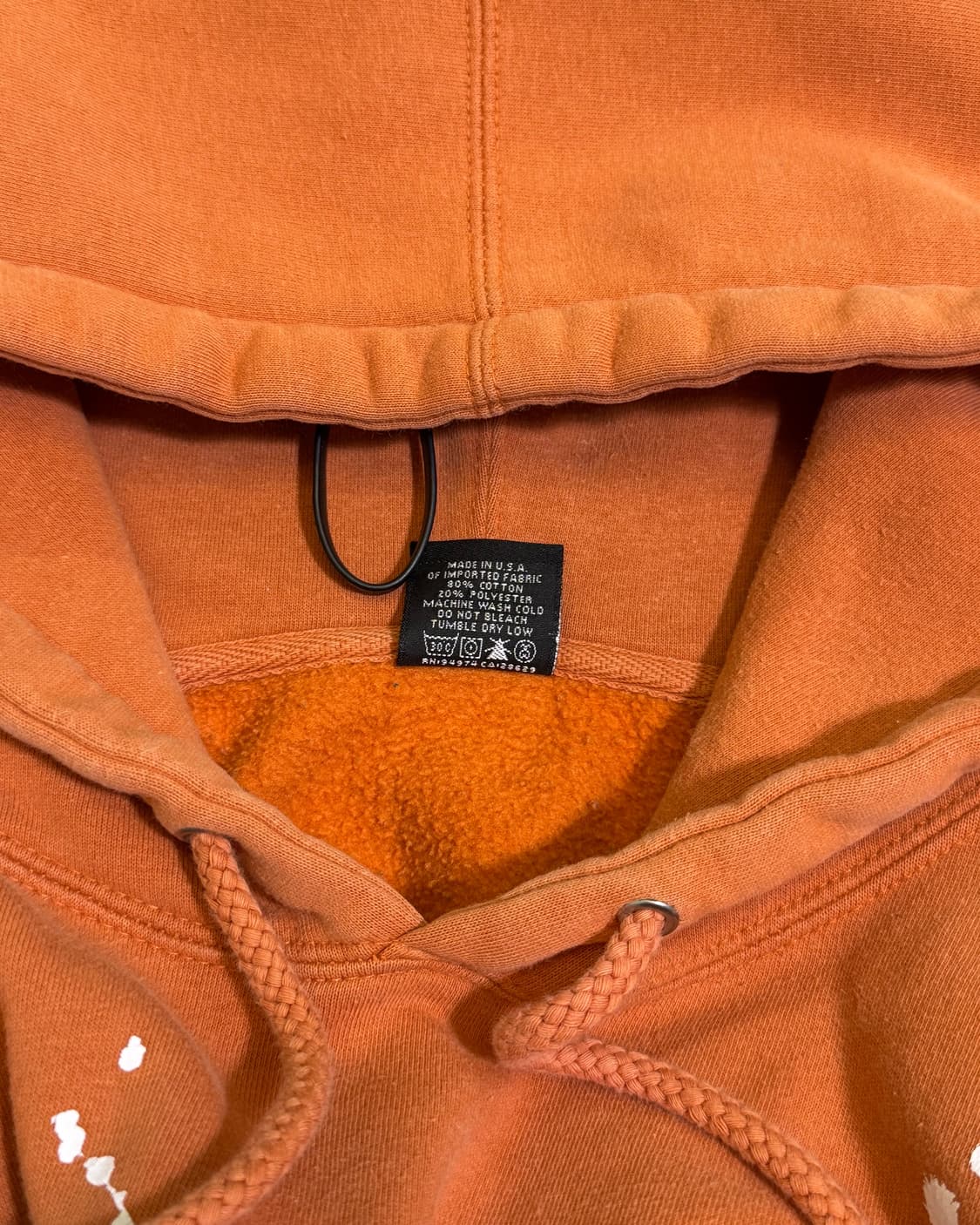 00’s 올드 스투시 스플래터 후드 상품이미지5