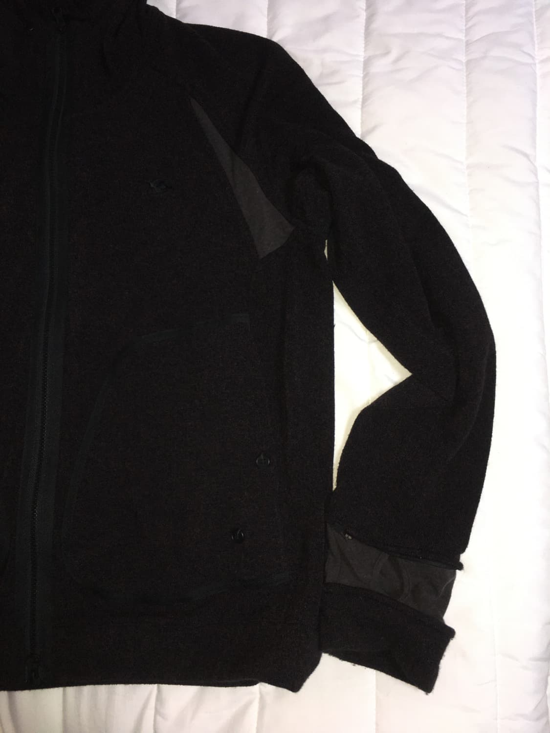 4 산산기어 KAPAS KNIT ZIP-UP BLACK 카파스 니트 집업 상품이미지5