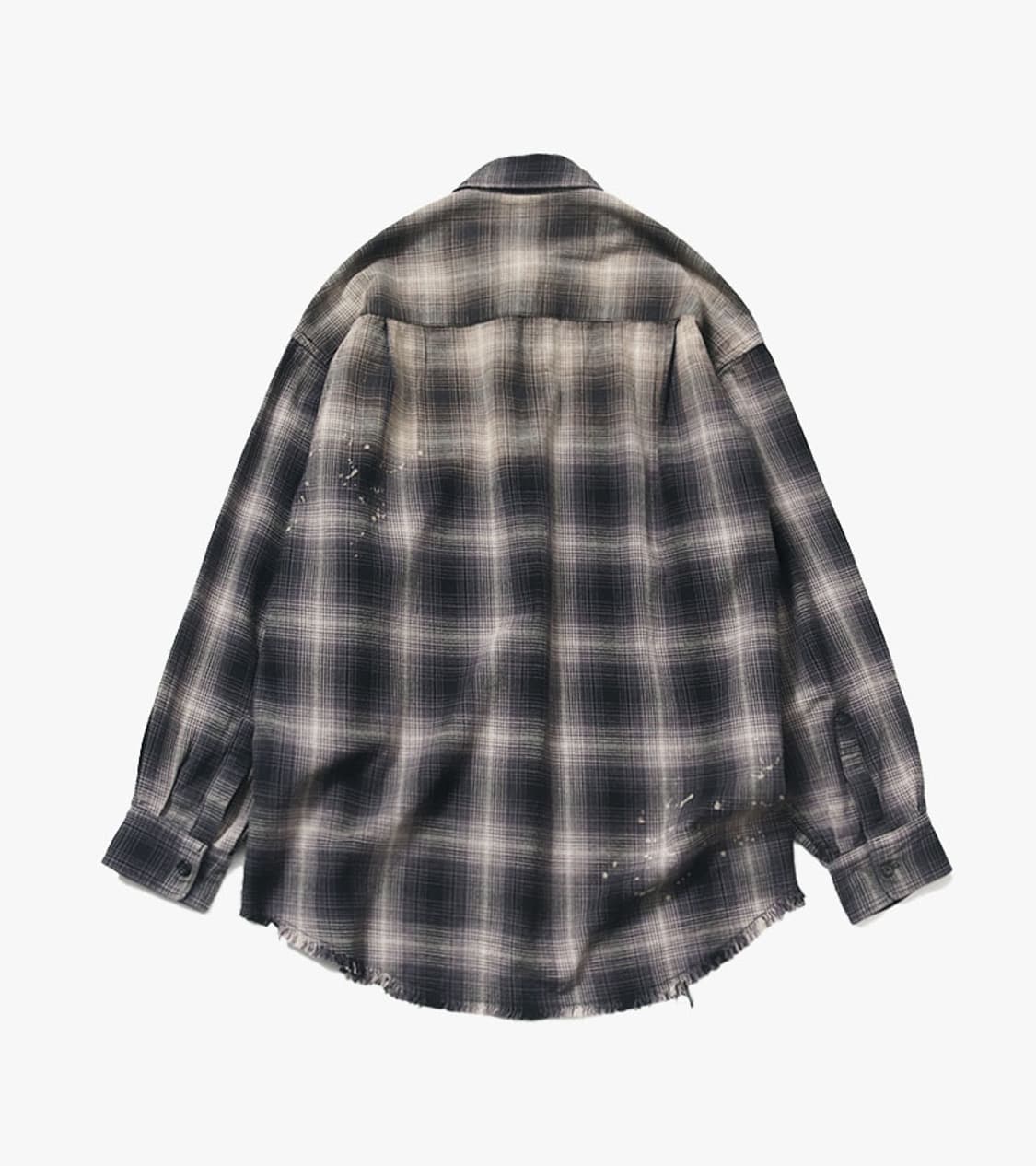 FREAK’S STORE - 24FW BLEACH CHECK SHIRT 상품이미지10