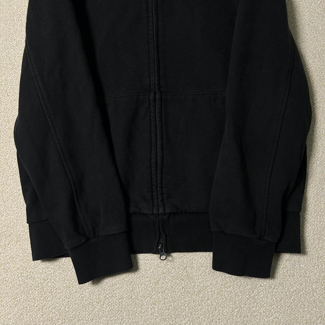  (M) 라코스테 블랙 투웨이 후드집업 상품이미지4