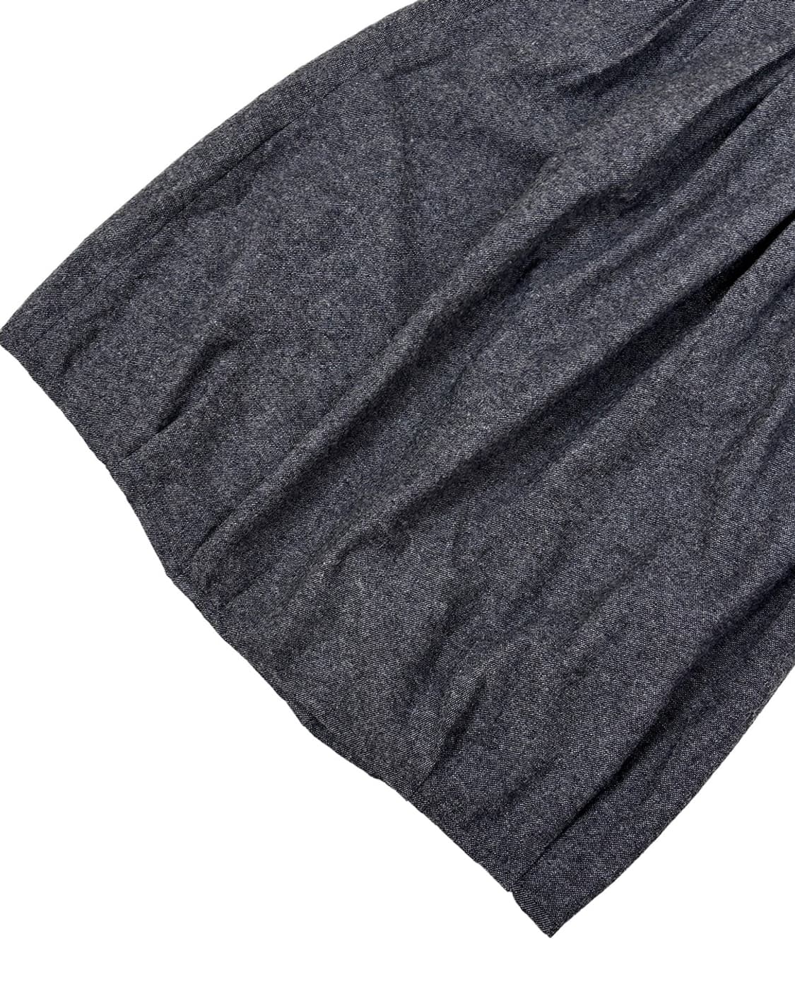 muji balloon tuck wool skirt 상품이미지5