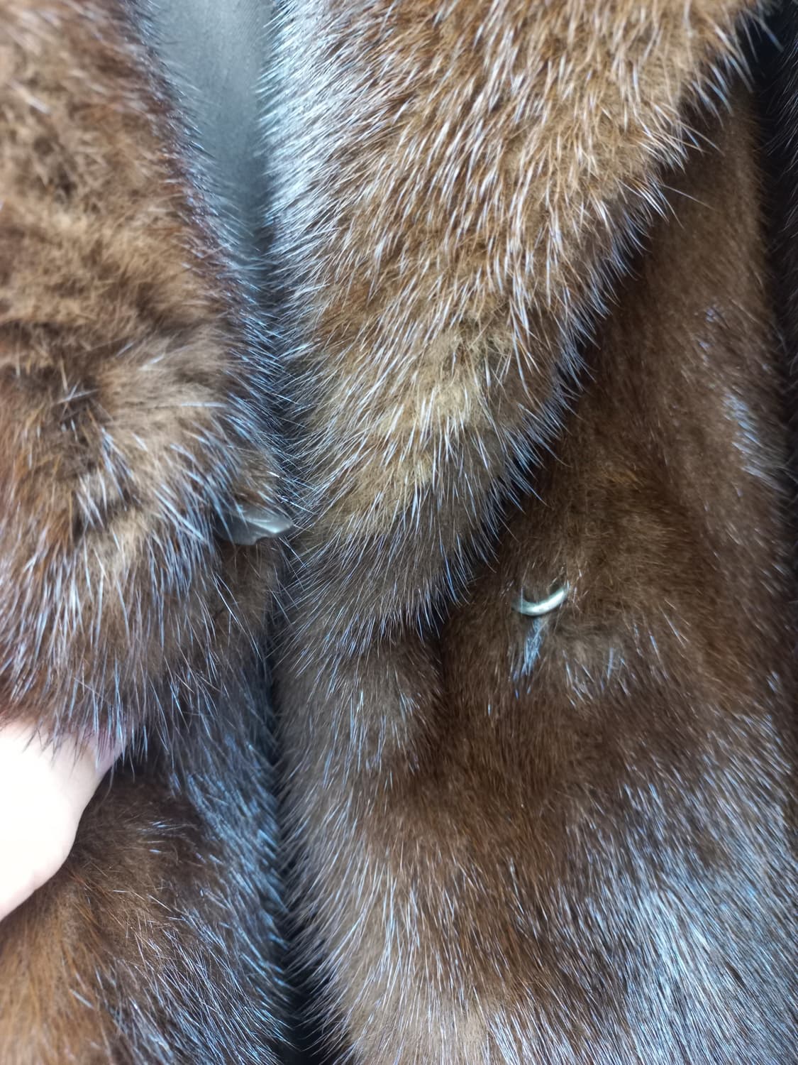 KUK JE 밍크 코트 브라운 상품이미지3