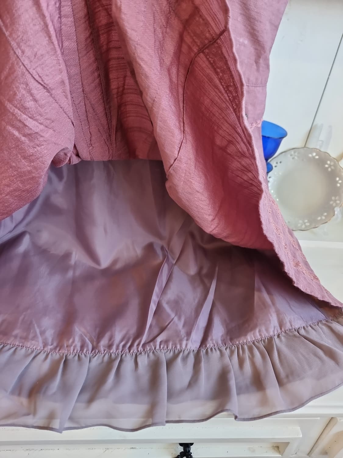 axes femme(엑시즈팜) 라일락 로맨틱 점퍼스커트원피스 상품이미지6