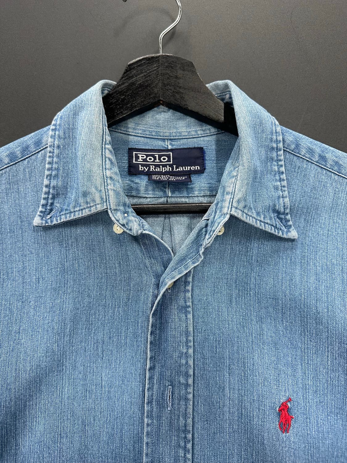 폴로랄프로렌 90s OG포니 데님셔츠 상품이미지6