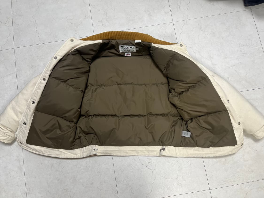 Supreme x Schott 다운 자켓 L 상품이미지4