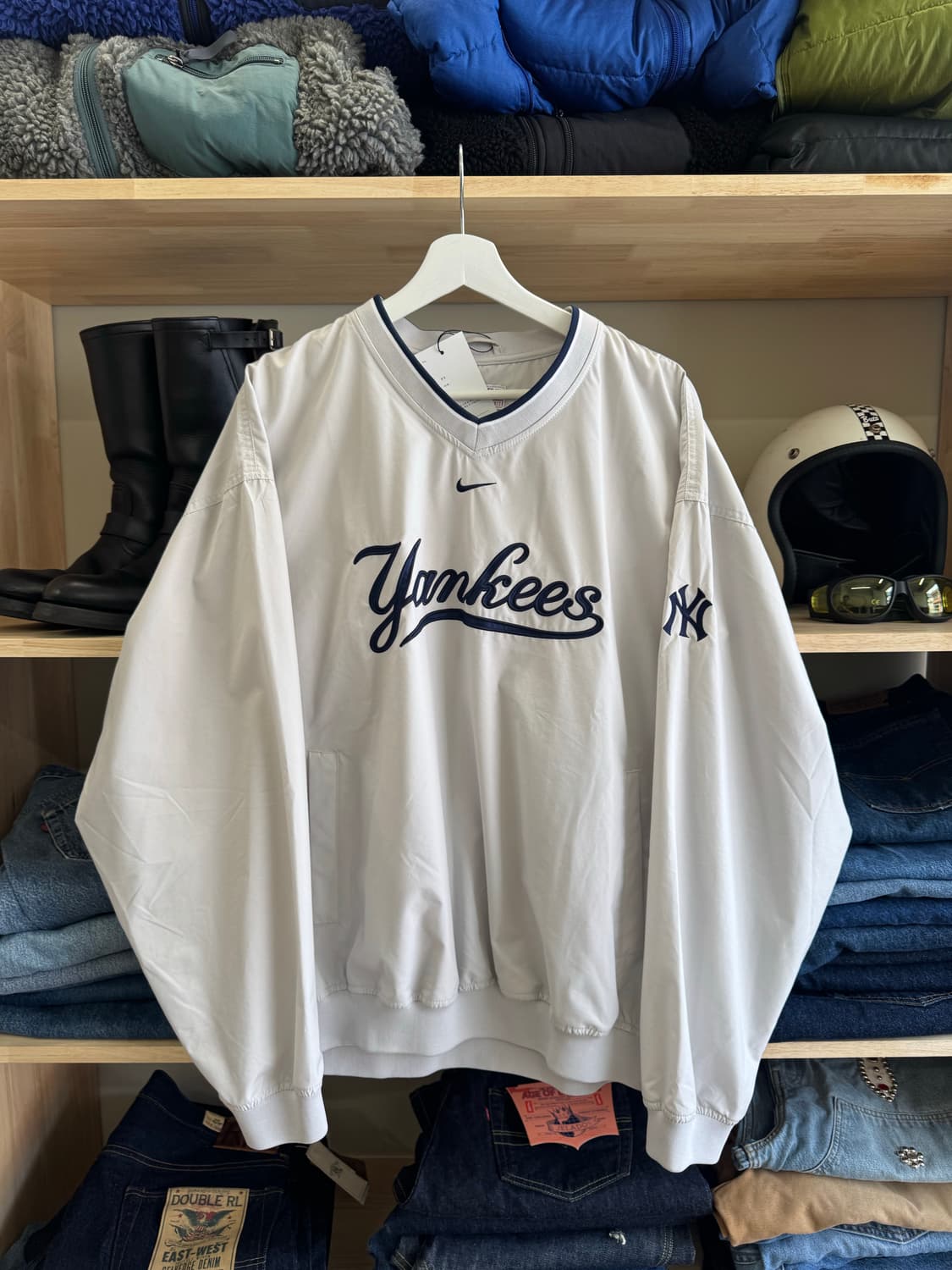 나이키 뉴욕 양키스 양키즈 어웨이 웜업 져지 L 상품이미지1